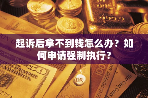 济南起诉后拿不到钱怎么办？如何申请强制执行？