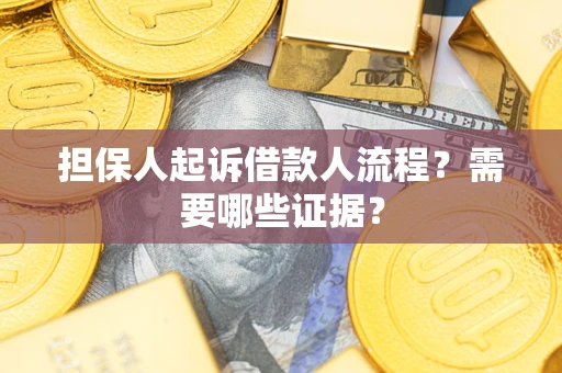 济南担保人起诉借款人流程？需要哪些证据？