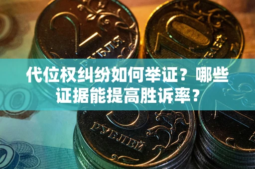 济南代位权纠纷如何举证？哪些证据能提高胜诉率？