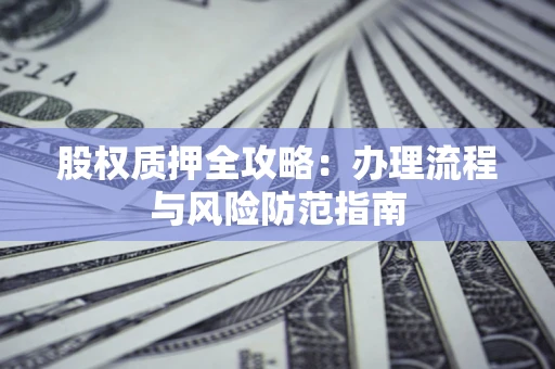 济南股权质押全攻略：办理流程与风险防范指南