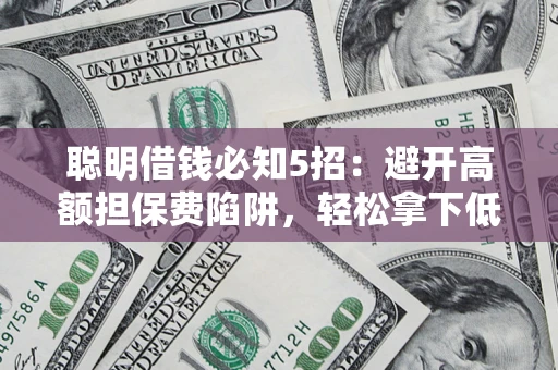 济南聪明借钱必知5招：避开高额担保费陷阱，轻松拿下低息贷款
