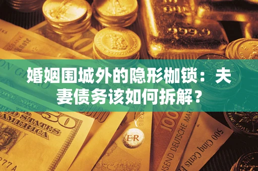 济南婚姻围城外的隐形枷锁：夫妻债务该如何拆解？